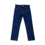 Boys Black Straight Cut Denim Pant - Image 2