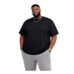 Black 7XL Tshirt for Men | Casual Everyday Tee - Image 2