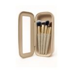 10 Piece Luxury Glitter Makeup Brush Set with Case - Image 2