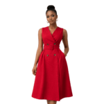Scarlet Grace Belted Wrap Dress