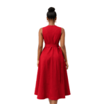 Scarlet Grace Belted Wrap Dress - Image 2
