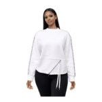 Zip Detail Sweatshirt for Women