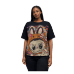 Women’s Oversized Rhinestone Graphic T-Shirt