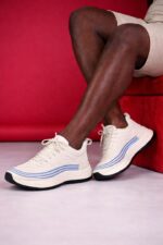 Unisex Leather Platform Sneakers