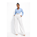 High Waist Wide Leg Pants for Women - Image 6