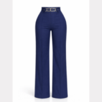 High Waist Wide Leg Pants for Women - Image 3