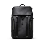 Black Leather Backpack for Men | Stylish Travel Bag