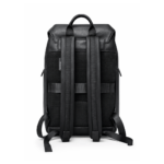 Black Leather Drawstring Backpack - Image 6