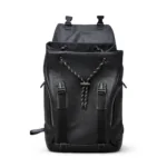 Black Leather Backpack for Men | Stylish Travel Bag - Image 5