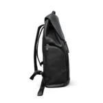 Black Leather Backpack for Men | Stylish Travel Bag - Image 4